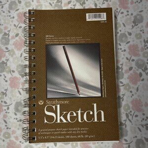 Strathmore Small Sketch Book - 5.5" x 8.5" - 400 Series Medium Weight